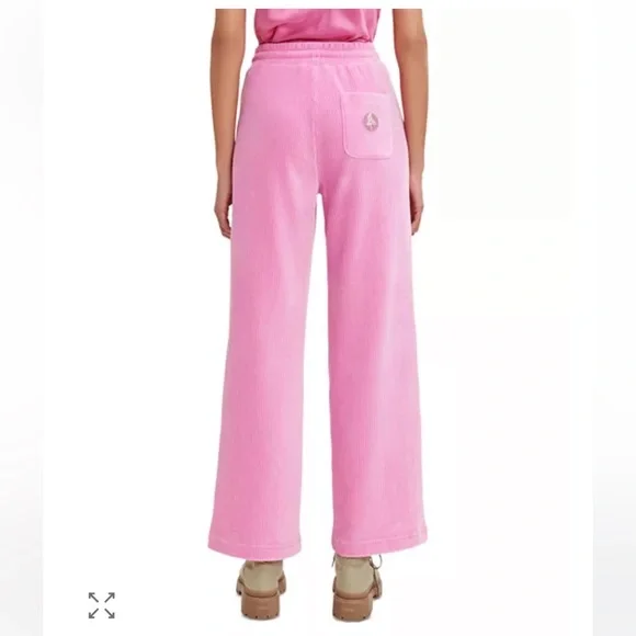 MAJE X Sailor Moon Pally Corduroy Wide Leg Pants In Roses - Picture 2 of 16